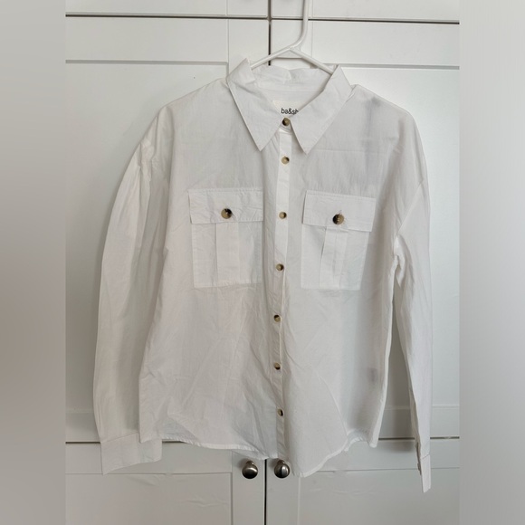 BA&SH Pepa Safari Button Down Shirt - Picture 3 of 7